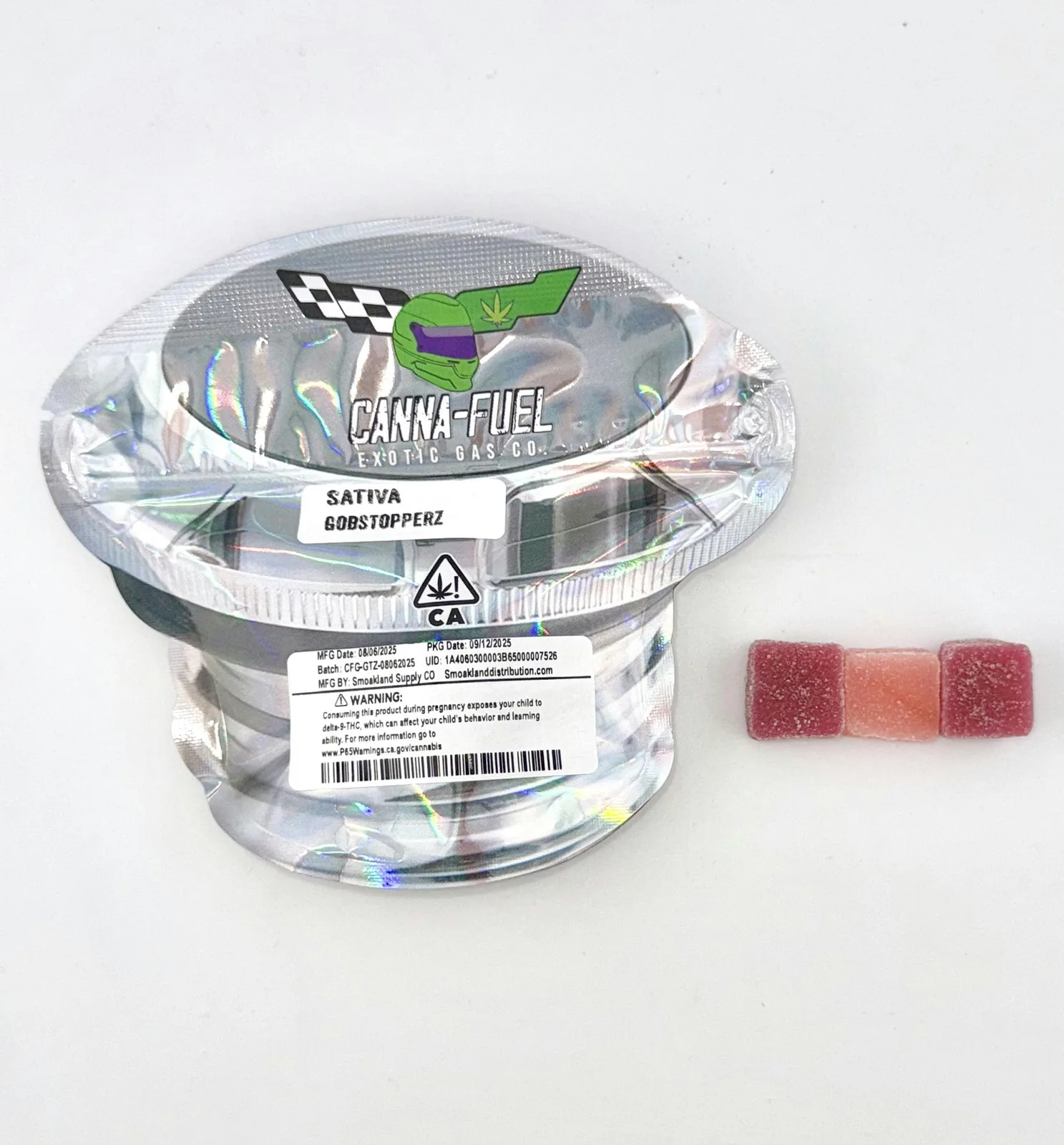 100mg Gobstopperz (Sativa) Gummies - Canna-Fuel