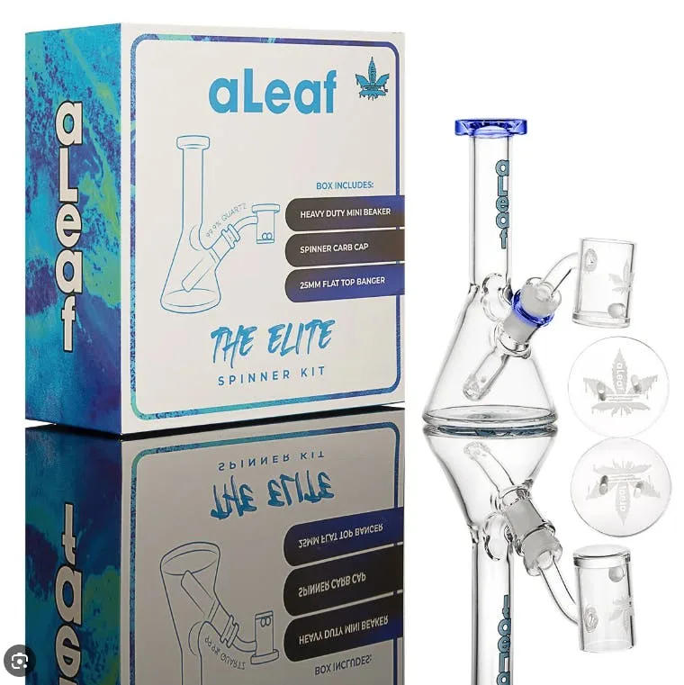 ALEAF - DAB RIG KIT - BEAKER - THE ELITE SPINNER