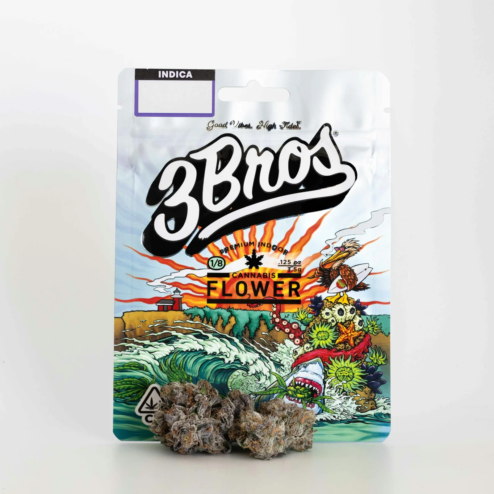 3 Bros | Indoor Flower | 3.5g | LCG | Indica