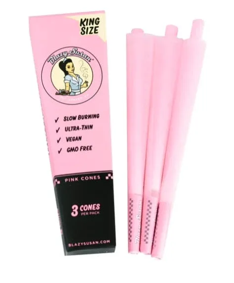 Blazy Susan - Accessories - Pink Cones - King Size - 3 Pack