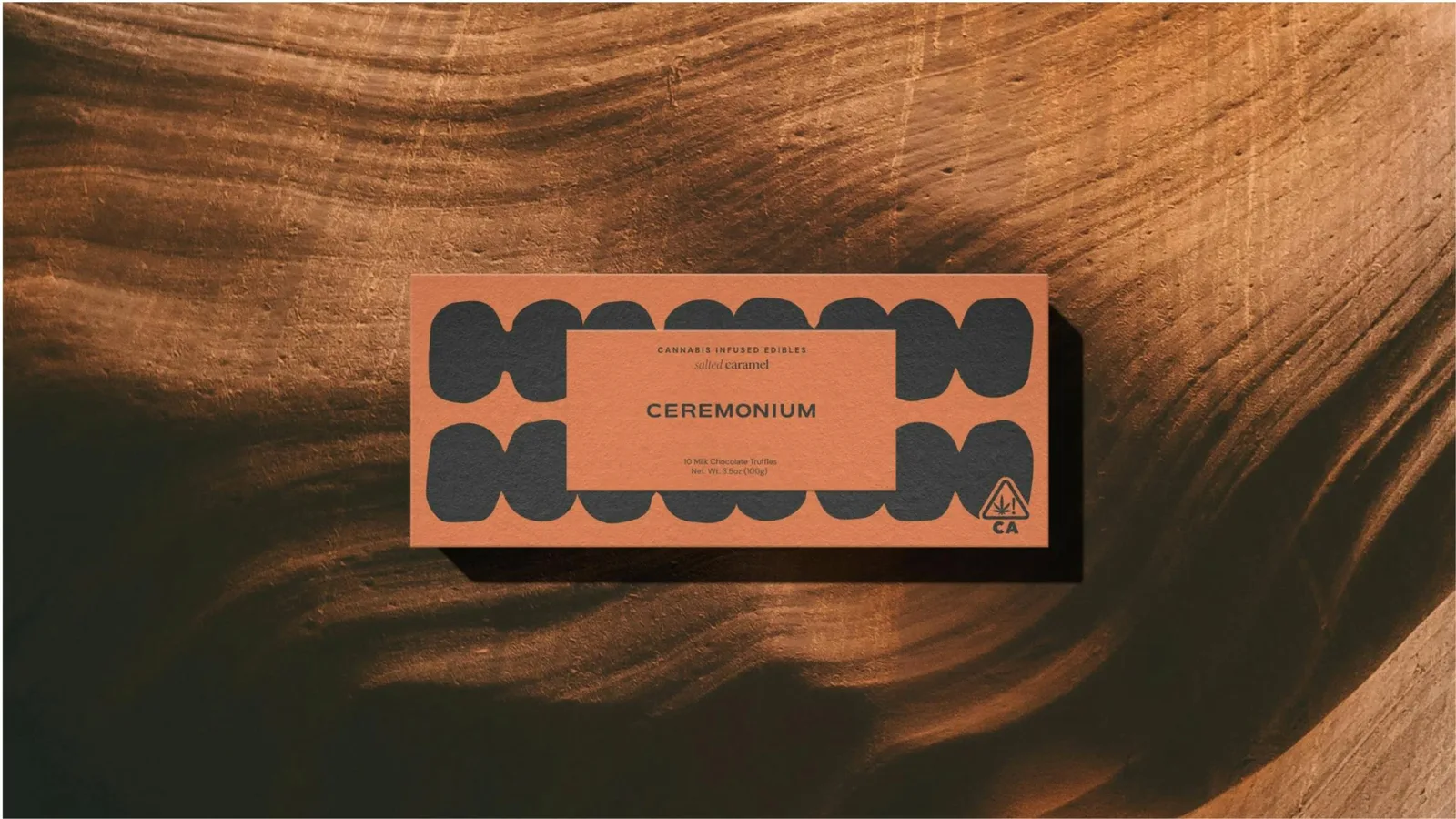 CEREMONIUM - SALTED CARAMEL CHOCOLATE TRUFFLES - 100MG