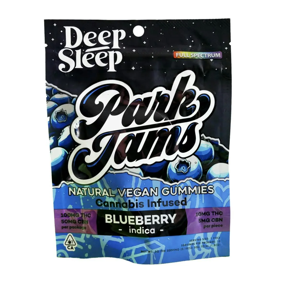 Park Jams - Park Jams | Blueberry CBN Sleep 10pk