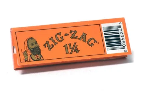 LuvBuds - Zig Zag Orange 1 1/4 Size Papers - Retail