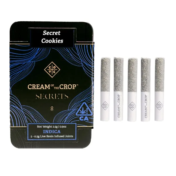 COTC Secrets | Secret Cookies | Premium Infused Prerolls | 2.5g