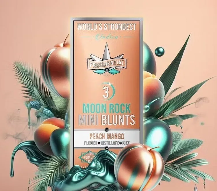 PRESIDENTIAL - PEACH MANGO BLUNT MOON ROCK 3PK