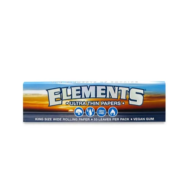ELEMENTS - ULTRA THIN PAPERS KING SIZE (SLIM)