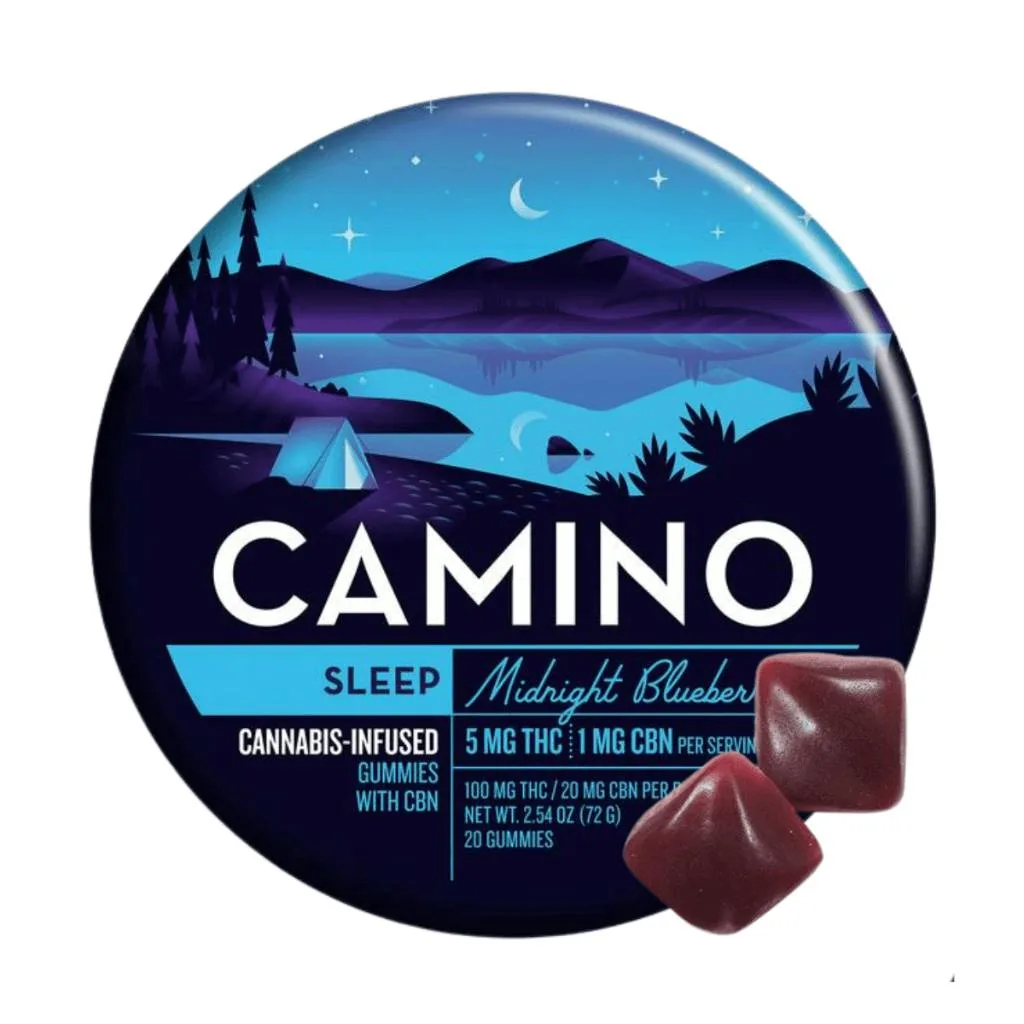 CAMINO - Midnight Blueberry CBN 5:1 Gummies 100mg