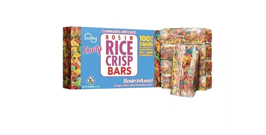 Lucky - Lucky | Fruity Rice Crisp Bars (5 x 20MG)