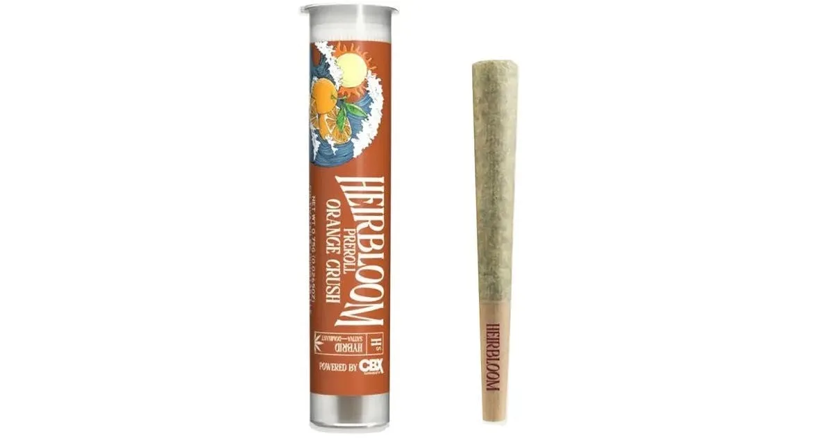 Heirbloom by CBX- Orange Crush Preroll .75g (SH)