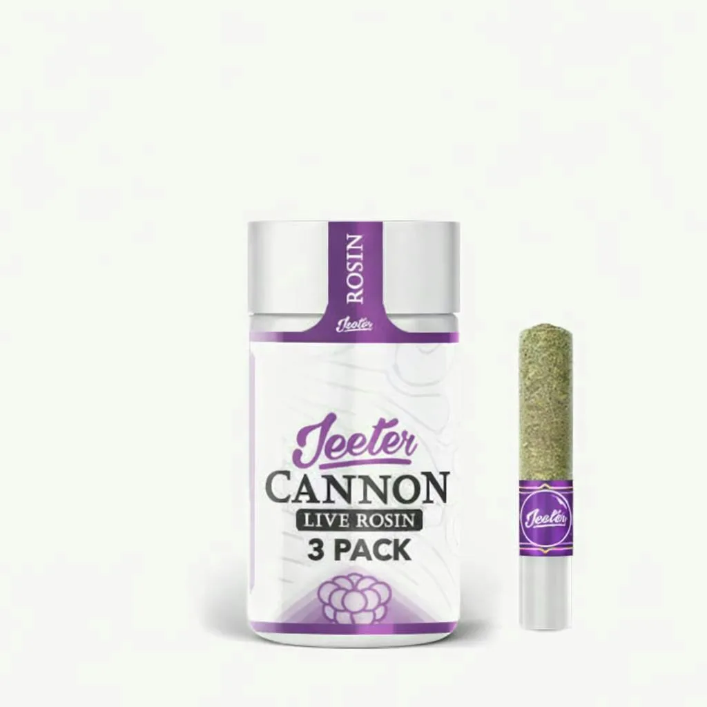 Jeeter - 1.5G Live Rosin Infused Cannon Prerolls 3PK - Bright Fire [I]