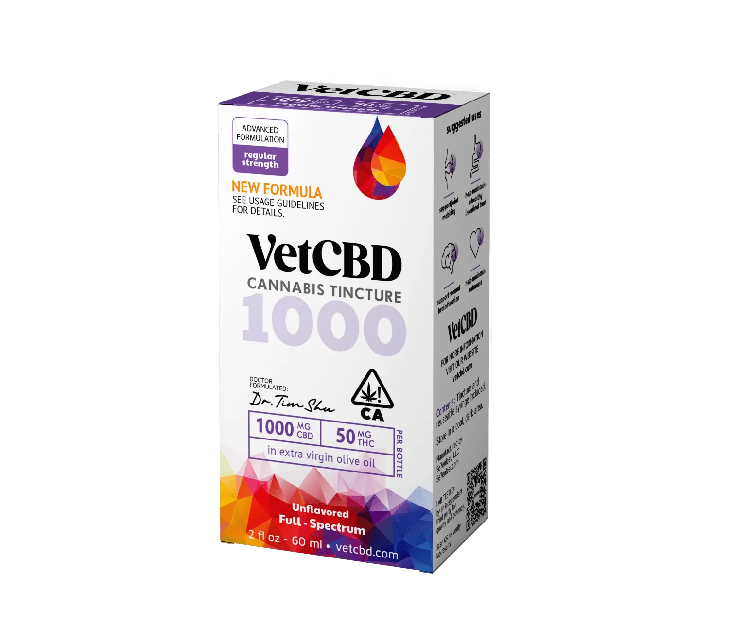 Vet CBD - 20:1 60ml - 1000mg