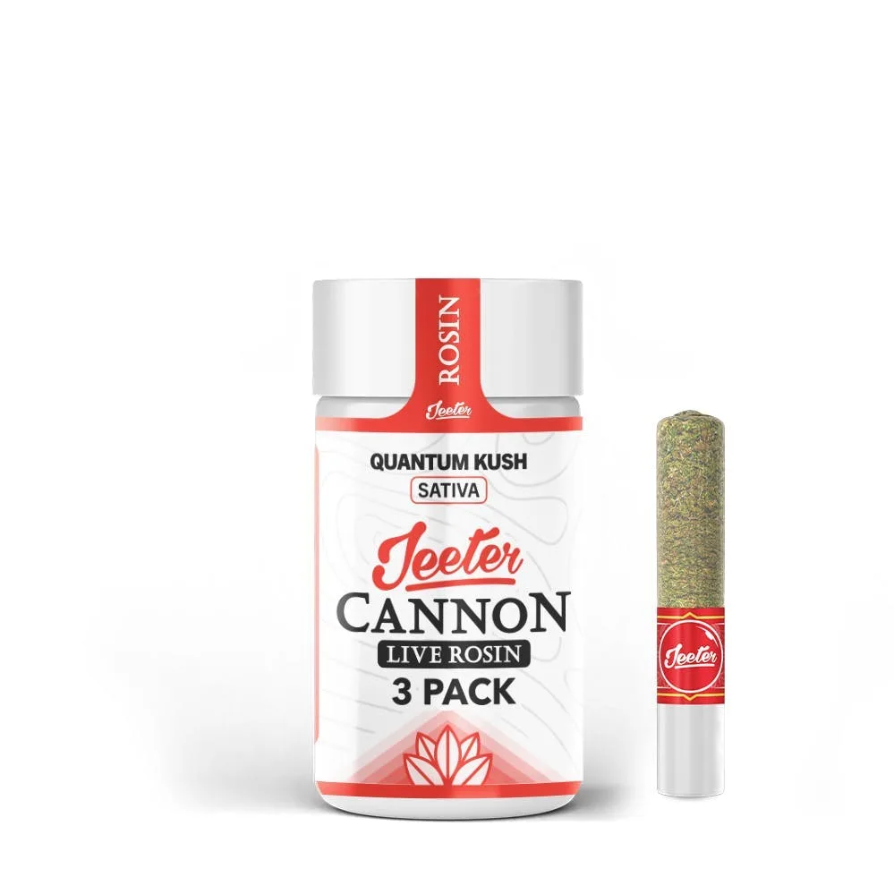 Quantum Kush | Live Rosin Cannons | Infused Minis | 0.5g each | 3pk