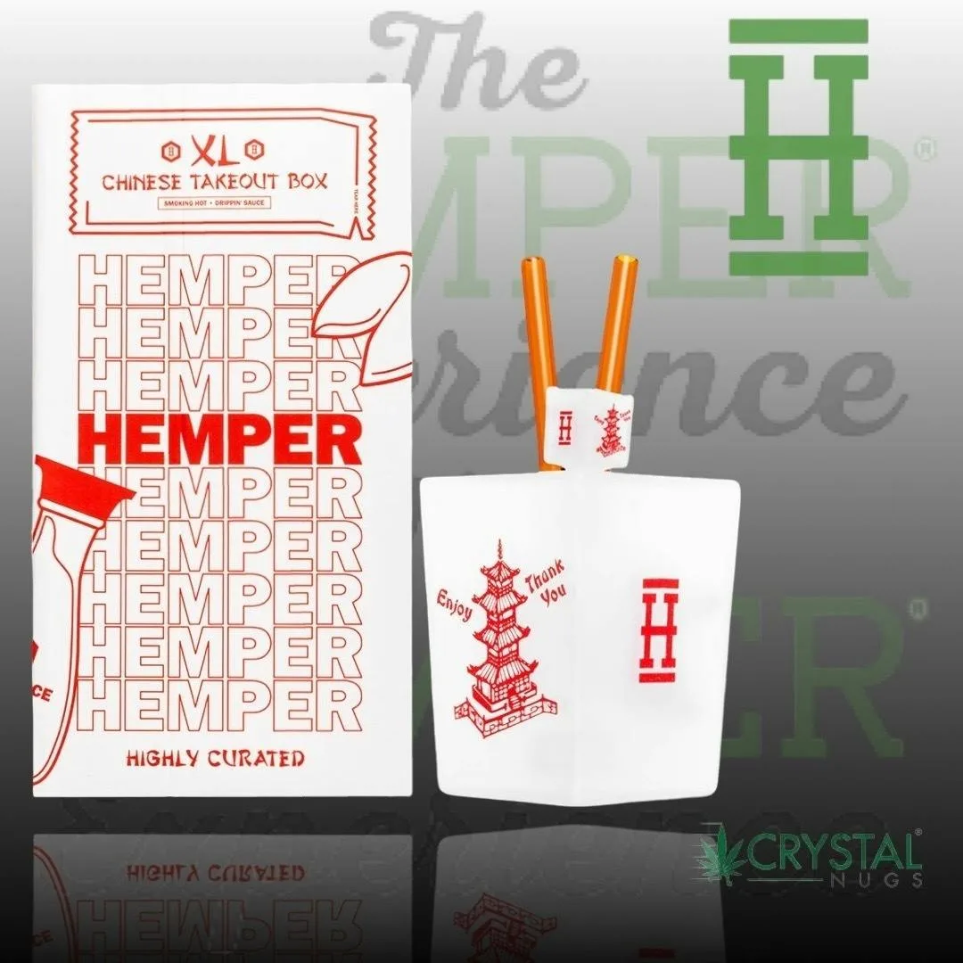HEMPER - Chinese Takeout XL Bong 9"