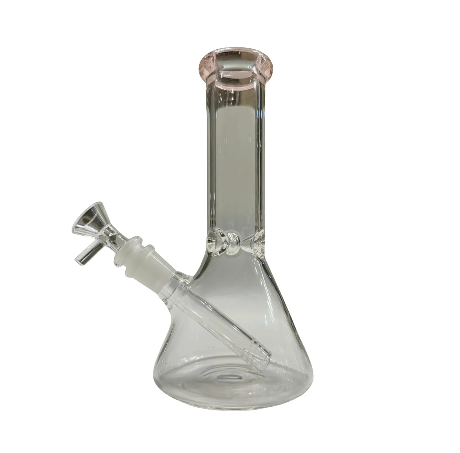 Glass Bong | Pink Trimming | Small | 6"