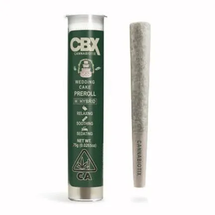 CBX - .75g Wedding Cake Preroll