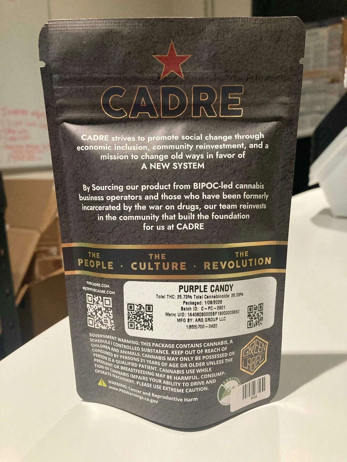 Cadre - Purple Candy 14G Flower