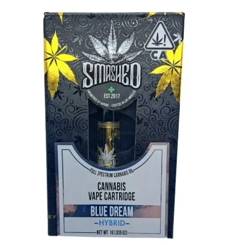 [Smashed] 1g Vape Cartridge - Blue Dream