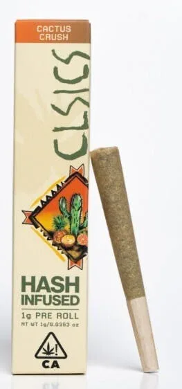 CLSICS: Cactus Crush 1g Hash Infused Pre-Roll (S)