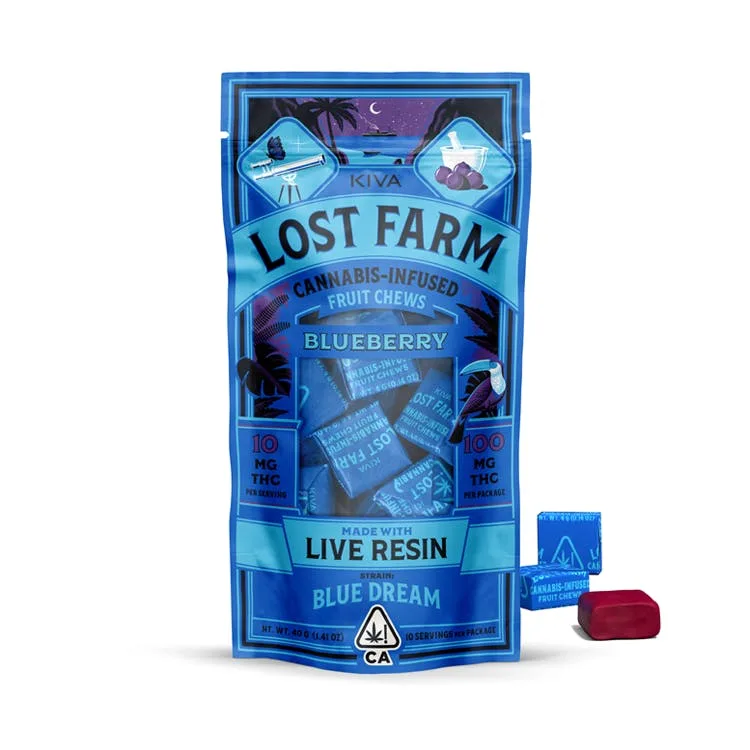 Blueberry x Blue Dream | Live Resin Chews | 100mg
