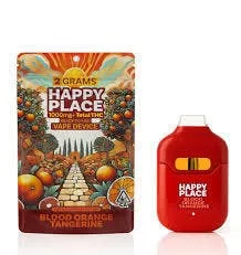 Happy Place- BLOOD ORANGE TANGERINE-AIO VAPE- SATIVA