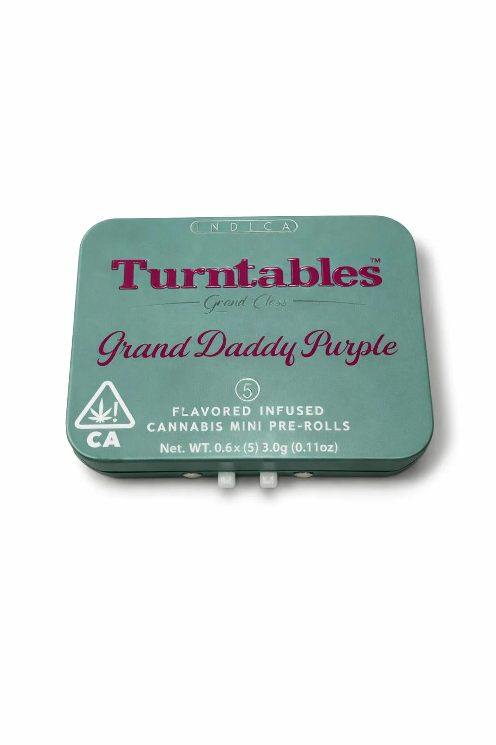 Turntables Grand Daddy Purple Grand Class 0.6X5 Mini Infused Pre Rolls