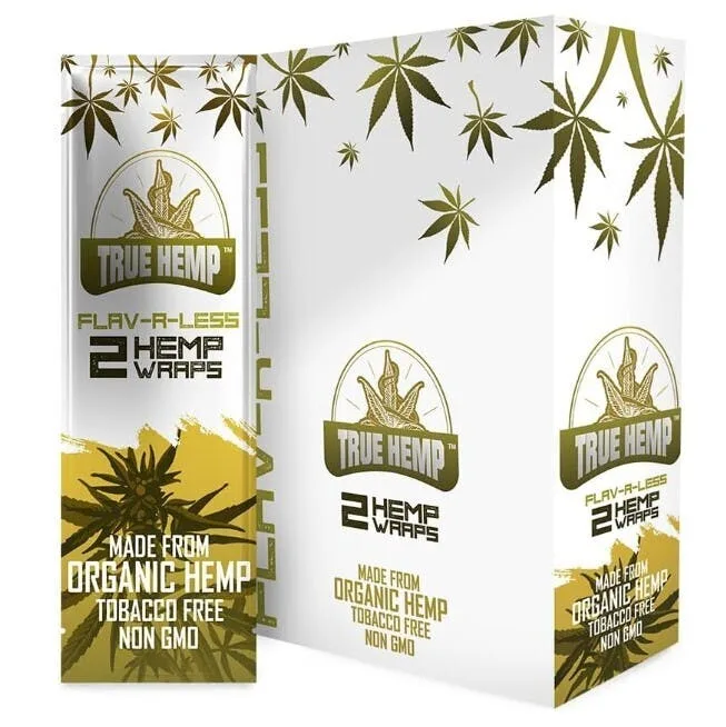 FLAV-R-LESS 2pk Hemp Wraps