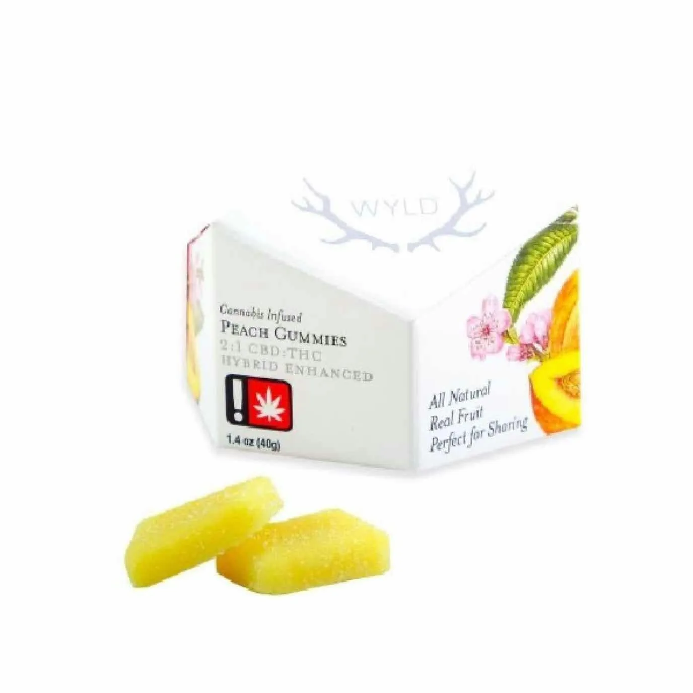 Wyld Gummies CBD/THC 2:1 Peach 100mg