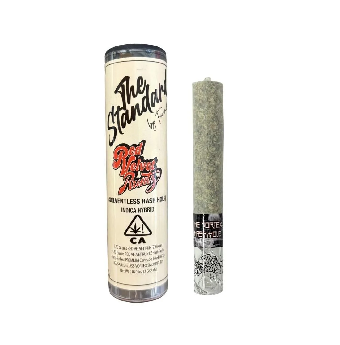 The Standard 2G Rotini Hash Hole Red Velvet Runtz