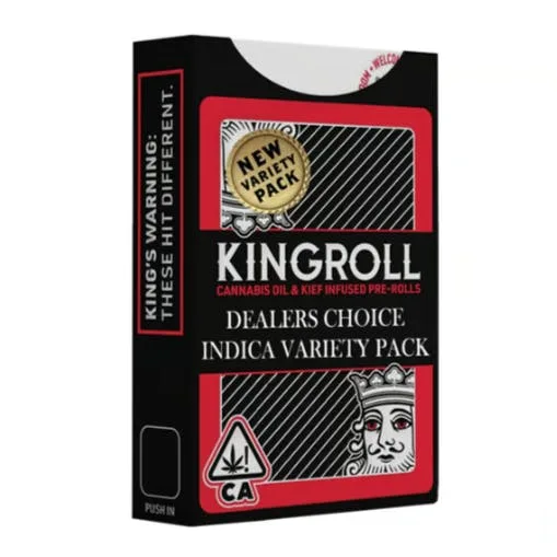 Kingroll - Dealers Choice 4-Pack - Indica Mixed Pack #8 - 3 g