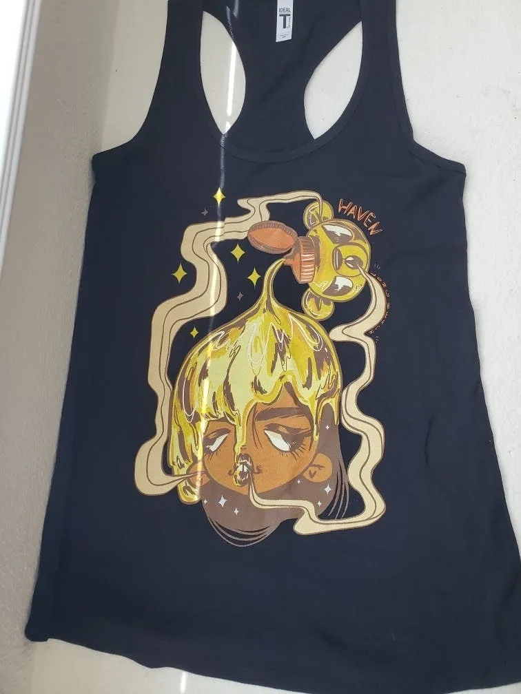 Haven - Black Honey Racerback Tank (M)