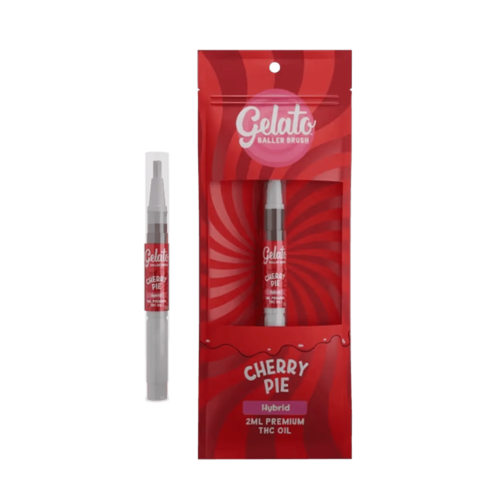 Gelato - Cherry Pie - Baller Brush - 2g Oil Brush
