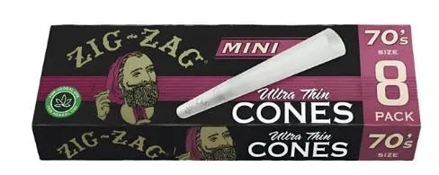 70MM ULTRA THIN 8 PK CONES