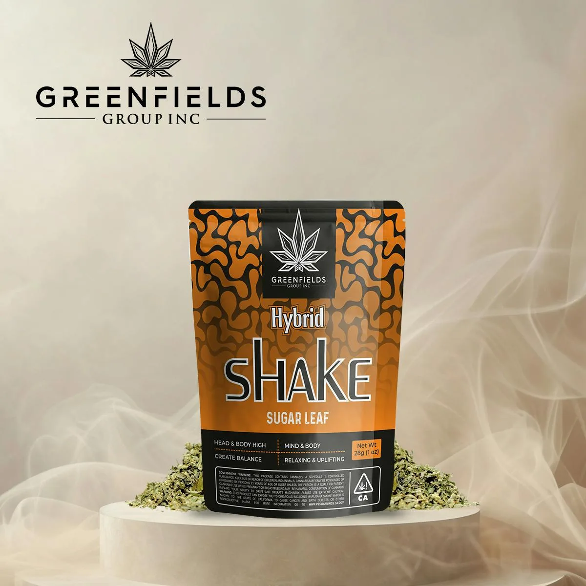 Cherry Melon | 28g Sugar Leaf Shake | Hybrid
