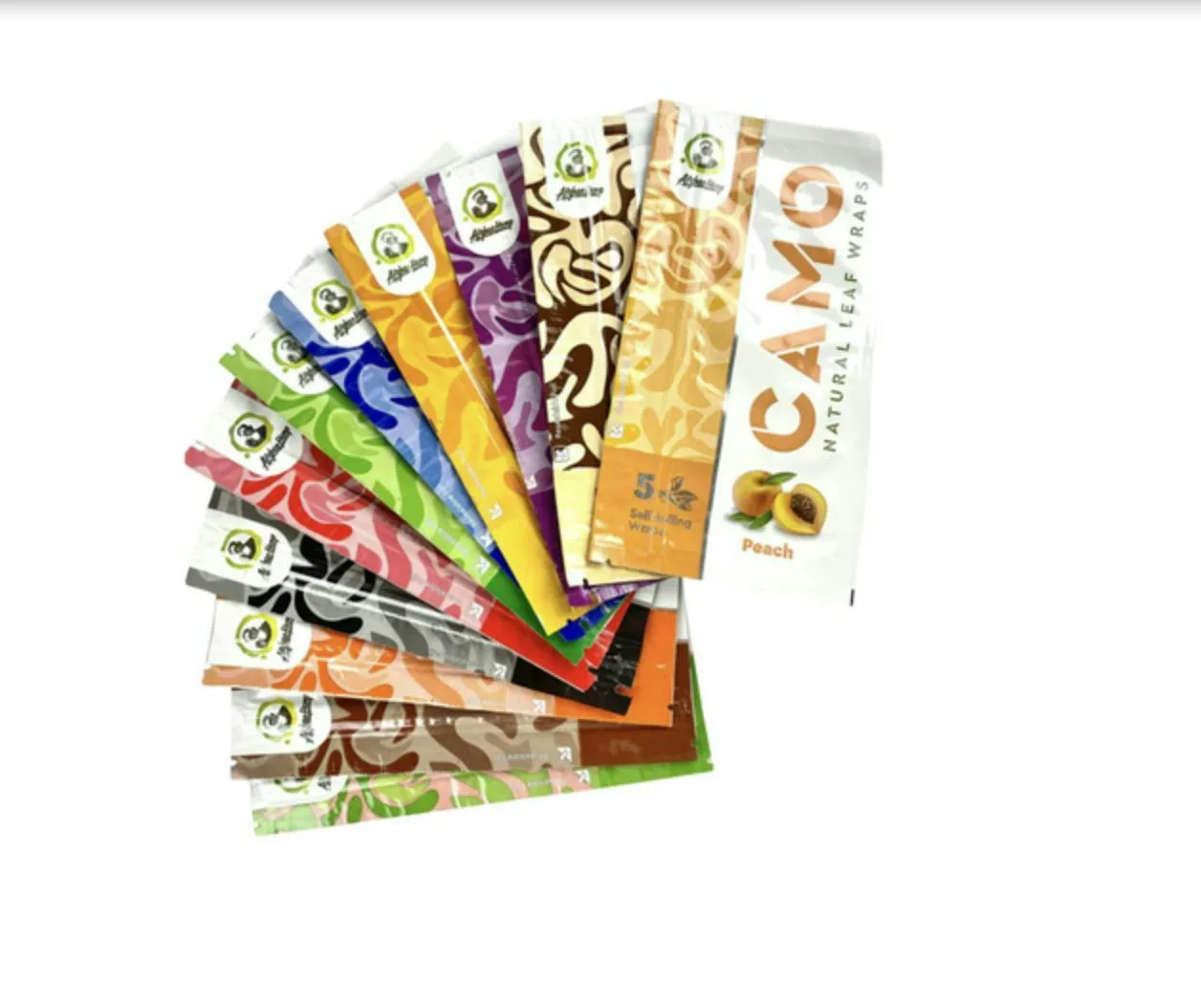 Camo - Natural Leaf Wraps 5pk