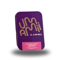 UMAMII - LEMON PEPPER - BUBBLE HASH INFUSED - 5PK PRE ROLLS - SATIVA