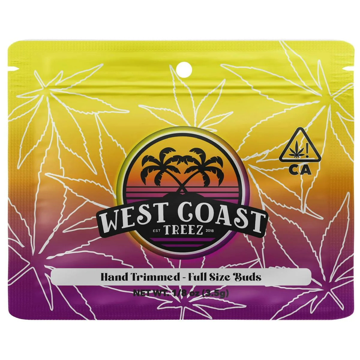 West Coast Treez | Malibu Blue OG | Big Buds | 3.5g