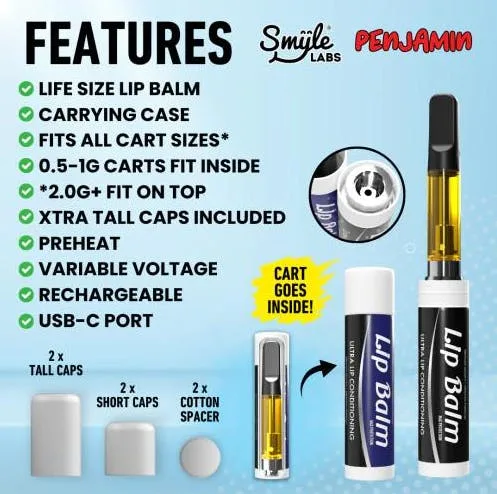 SMYLE Labs - Lip Balm - 510 Thread Battery