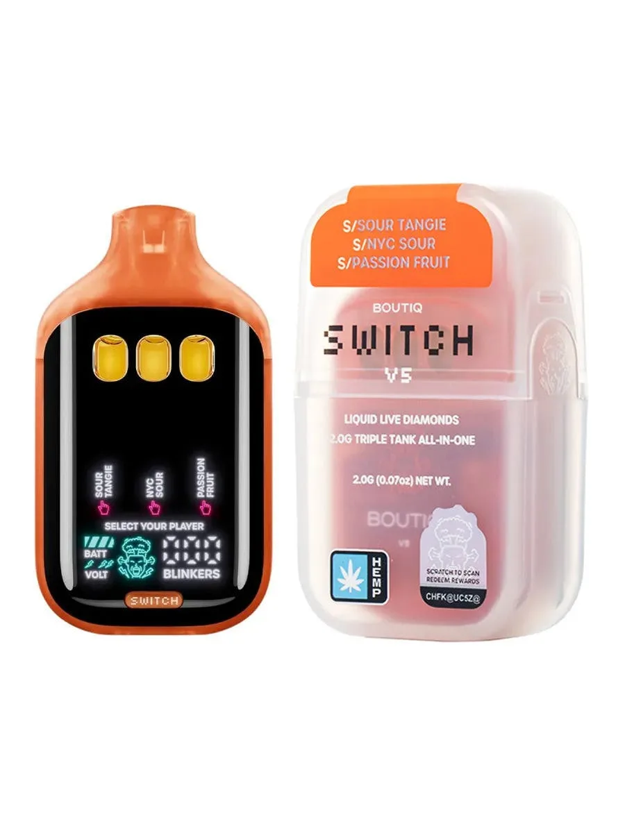 Boutiq | Sour Tangie X NYC Diesel X Passionfruit | V5 All-In-One | 2G