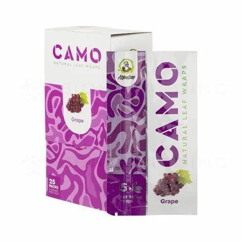 Camo - Grape Natural Leaf Wrap