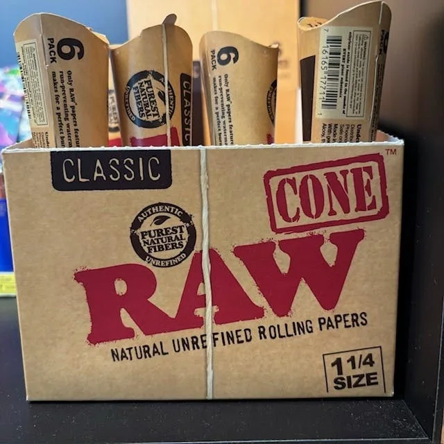 RAW | CONE |6 PK - 1 1/4