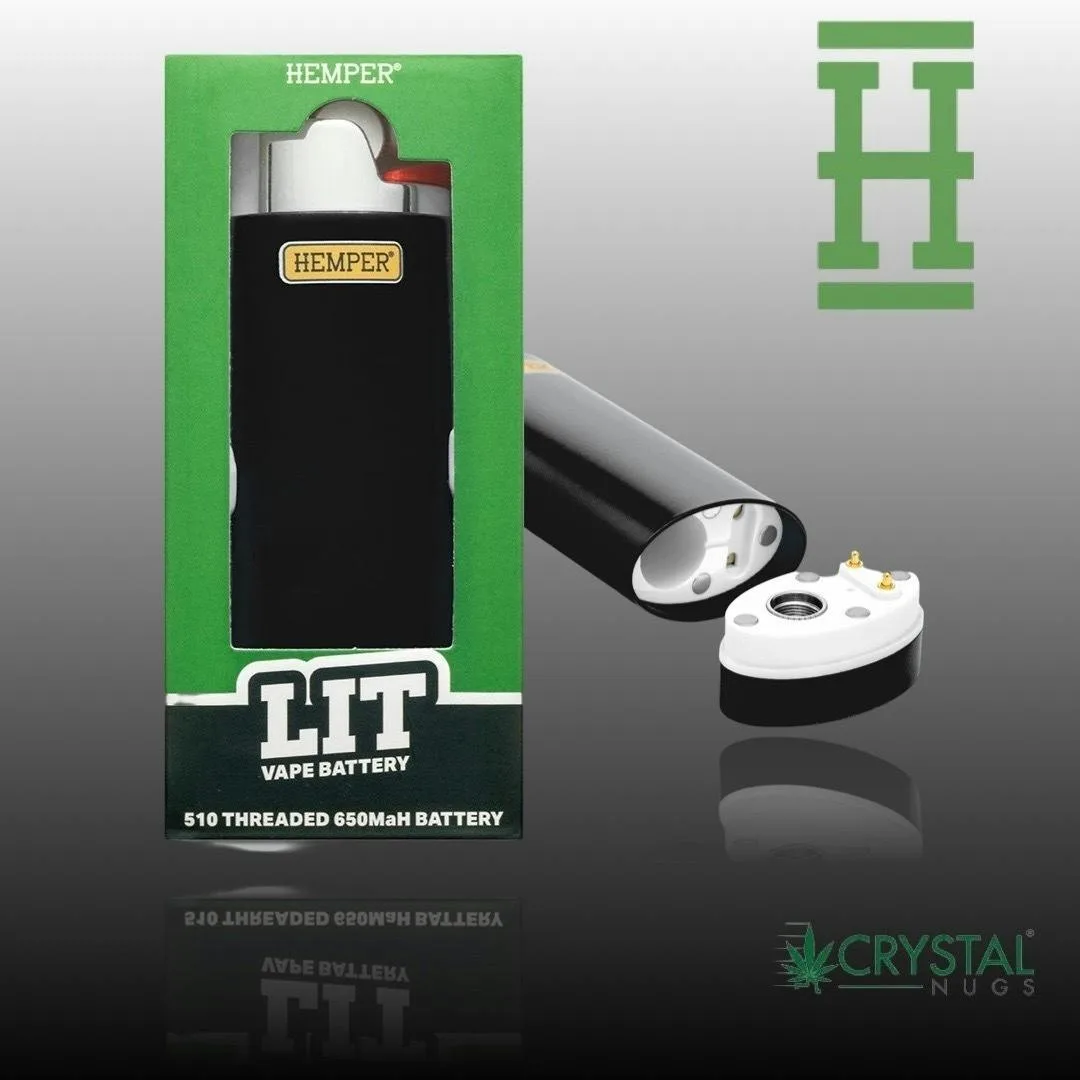 Hemper - Lit Vape Battery - Black