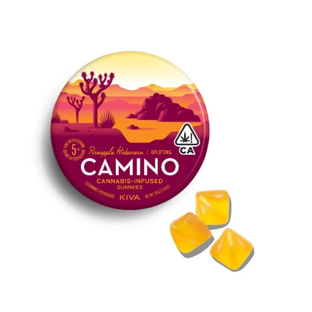 CAMINO PINEAPPLE HABANERO GUMMIES 100MG THC