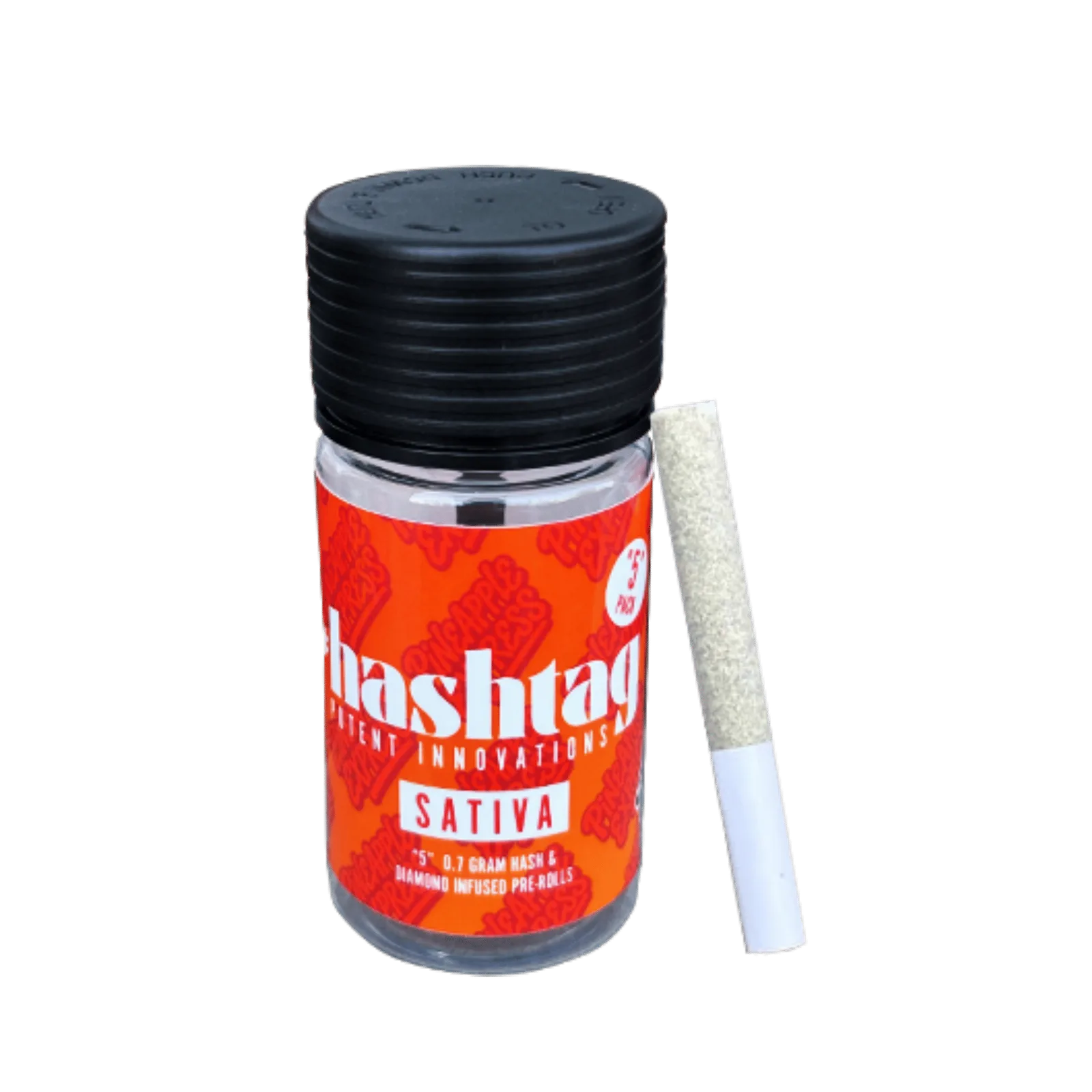 #hashtag - Jack Herer - Hash & Diamond Infused - Pre-Rolls - 3.5g (5-Pack)