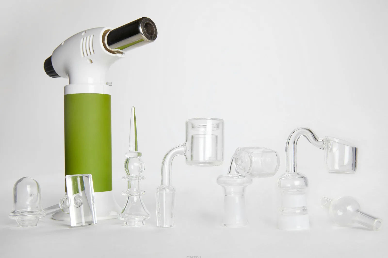Glycerine Spiral Bong (Aqua)