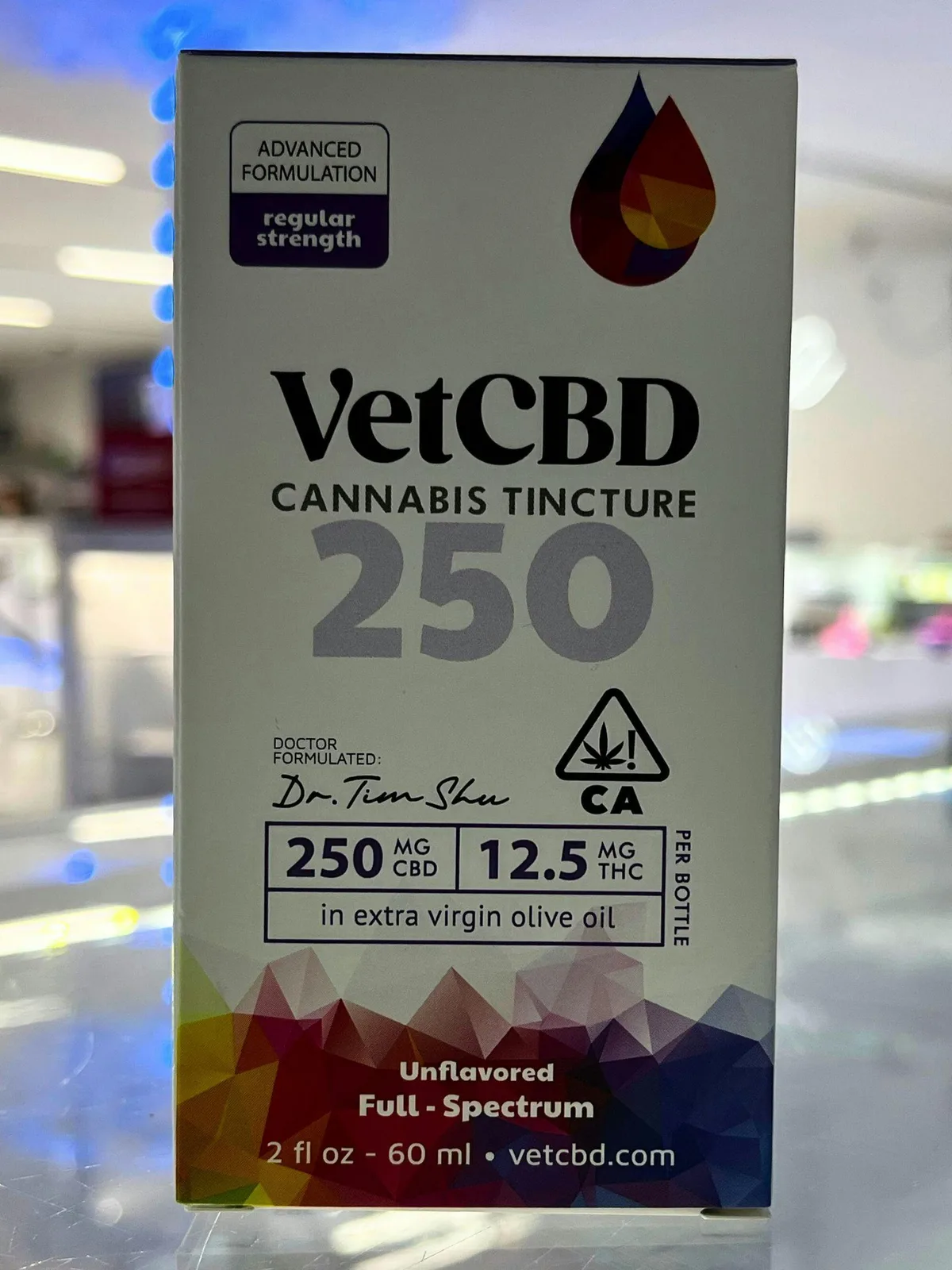 VET CBD - TINCTURE - 250MG - 60ML - REGULAR STRENGTH