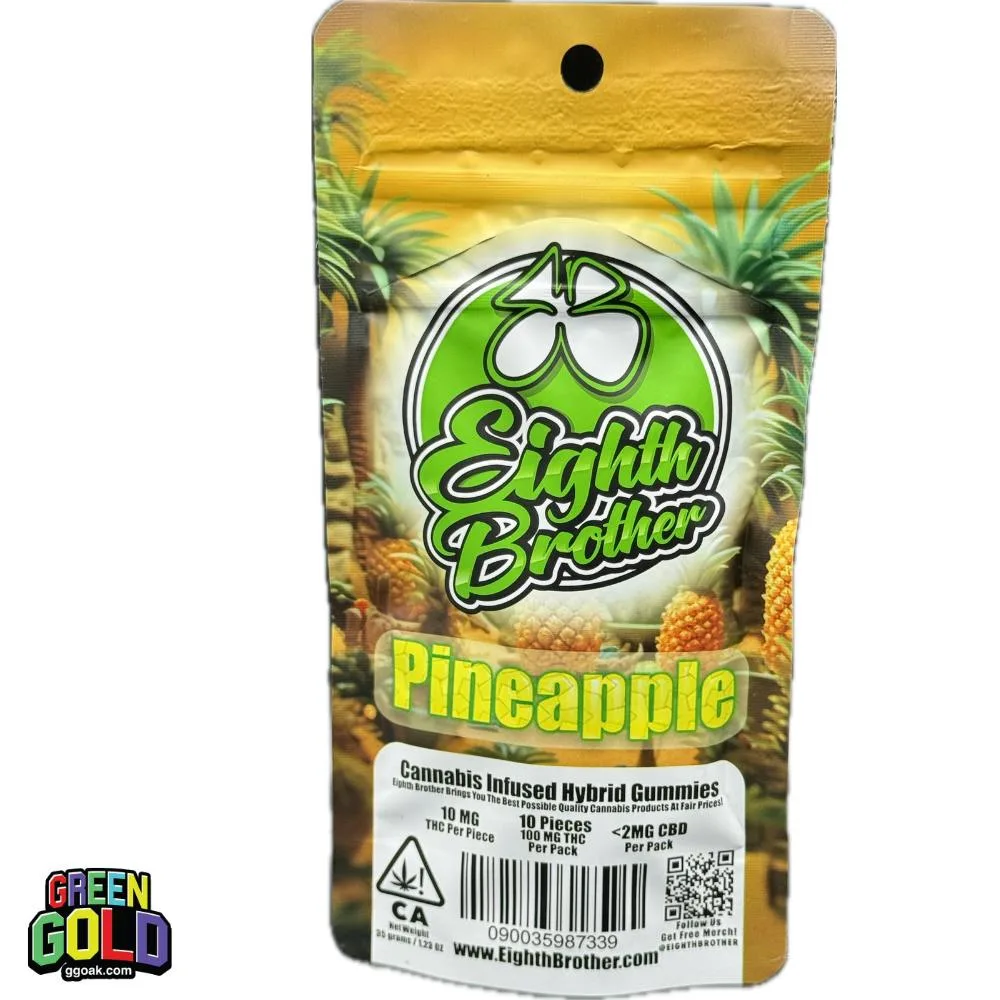EIGHTH BROTHERS PINEAPPLE π GUMMIES 100mg
