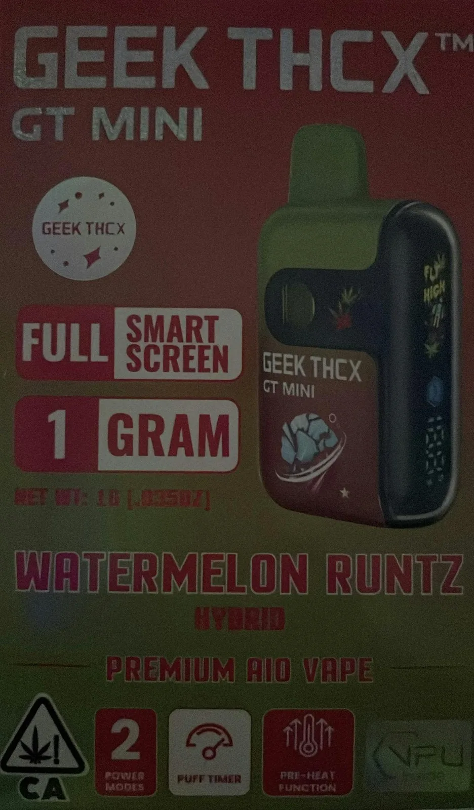 GEEK THCX All-in-one - Watermelon Runtz