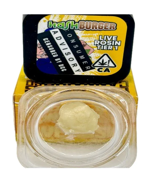 Big Reds Cannabis - Hash Burger - Live Rosin Tier 1 - 1 gram