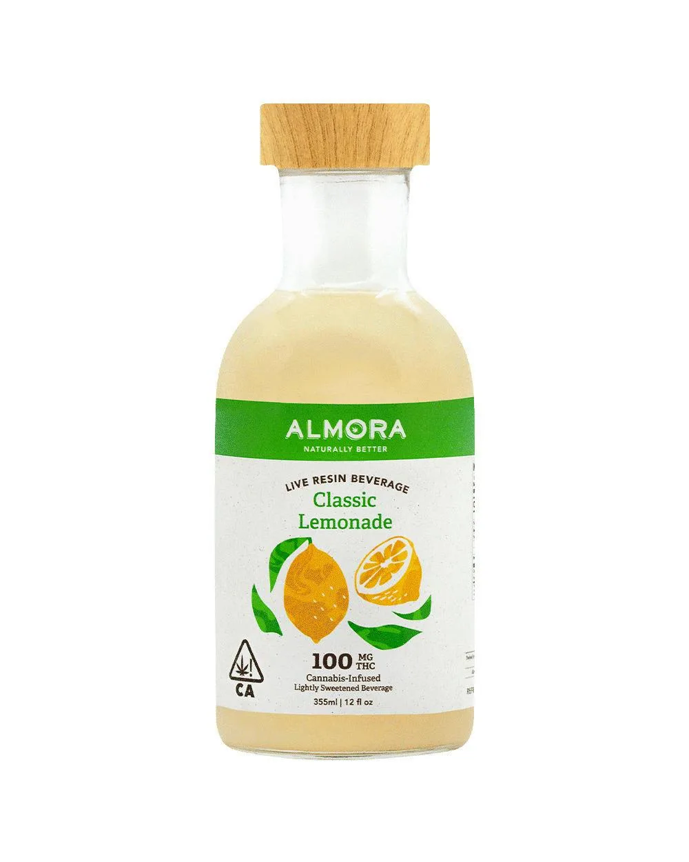Almora Farm: 12oz Bottle: 100mg THC OG Lemonade Beverage