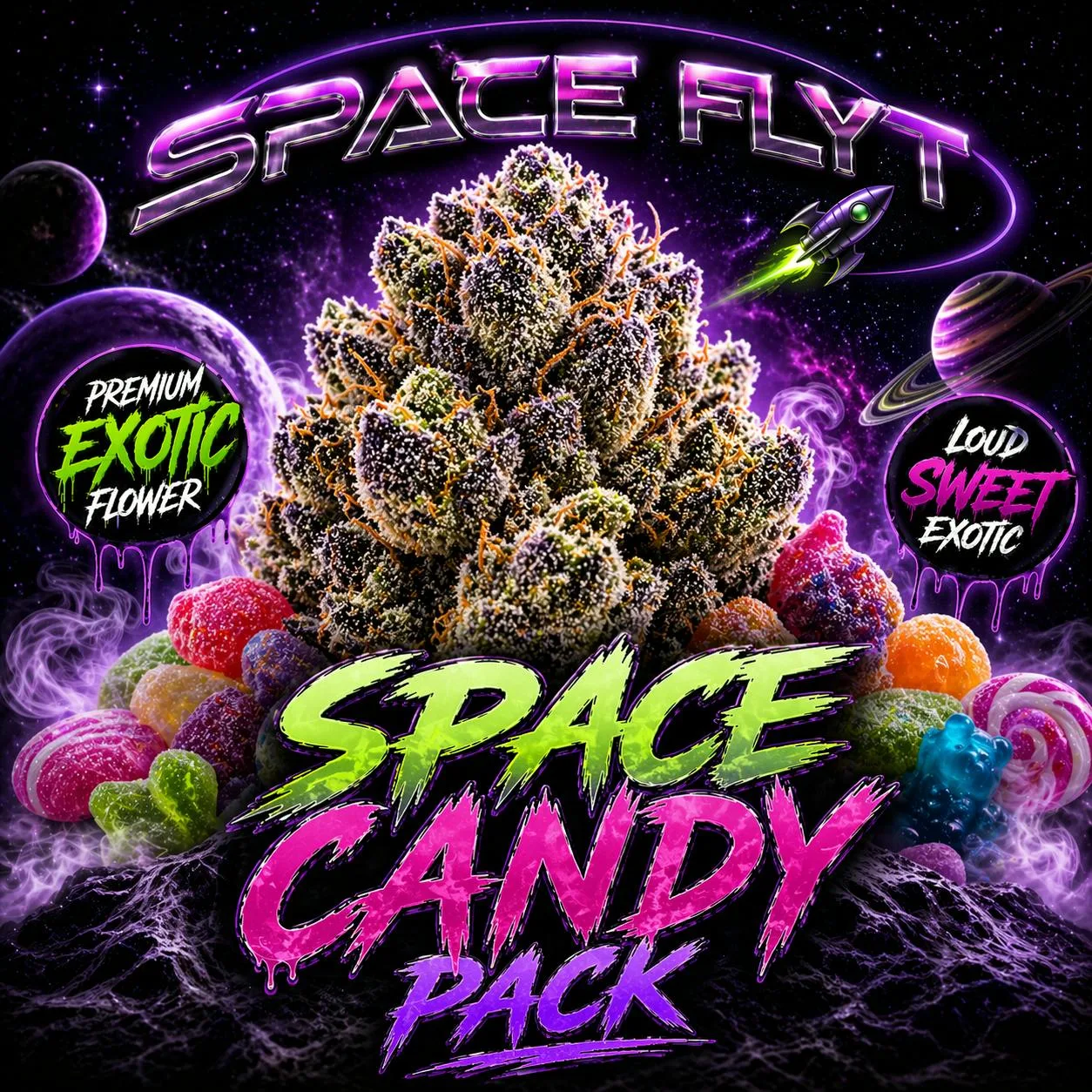 SPACE CANDY PACK |28g| TOP SHELF |31.8% THC|